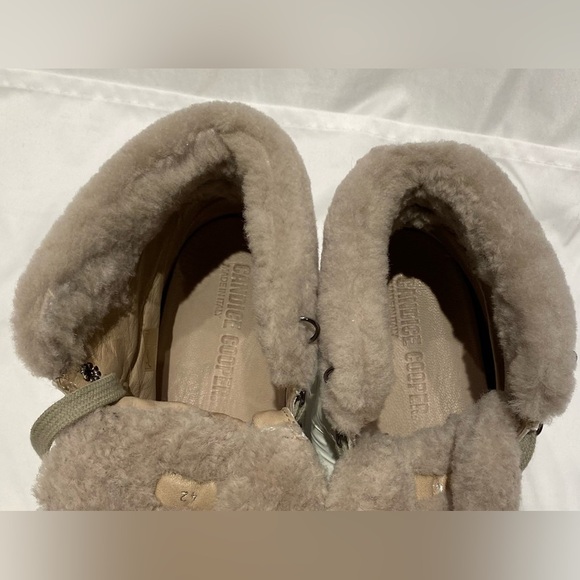 Candice Cooper Chado Patent Leather and Shearling Boots in White, size 10.5 - 11 - Picture 7 of 10